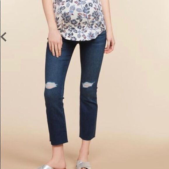 [jessica simpson maternity] BNWOT kick flare jeans #6 - Picture 1 of 8